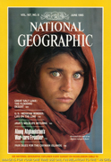 PERMITTED USE: This image may be downloaded or is otherwise provided at no charge for one-time use for coverage or promotion of National Geographic "125 YEARS" and exclusively in conjunction thereof.  Copying, distribution, archiving, sublicensing, sale, or resale of the image is prohibited.

REQUIRED CREDIT AND CAPTION: Any and all image uses must (1) bear the copyright notice, (2) be properly credited to the relevant photographer, as shown in this metadata, and (3) be accompanied by a caption which makes reference to of National Geographic "125 YEARS."

DEFAULT: Failure to comply with the prohibitions and requirements set forth above will obligate the individual or entity receiving this image to pay a fee determined by National Geographic.

20:
1985 | PAKISTAN
Steve McCurry’s iconic photograph of a young Afghan girl in a Pakistan refugee camp appeared on the cover of National Geographic magazine’s June 1985 issue and became the most famous cover image in the magazine’s history.
Photo by Steve McCurry